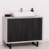 szurke fekete festett kismeretu modern tomorfa furdo furdoszoba butor mosdoszekreny natur fa szines fiokos.jpg